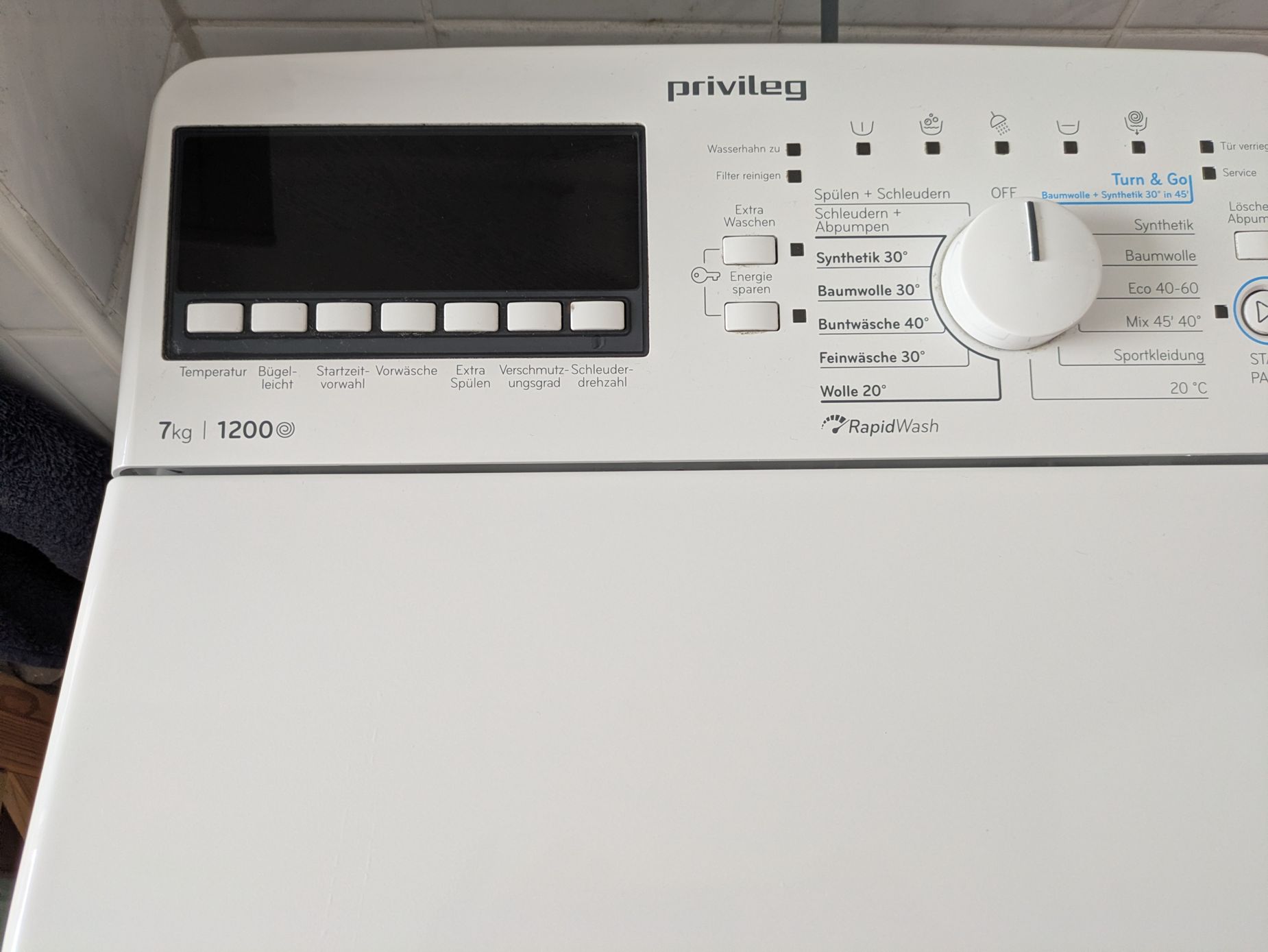 reparierte Waschmaschine reparierte Waschmaschine